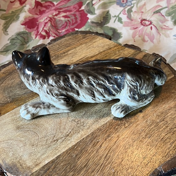 Vintage MCM Porcelain Glazed Cat / Kitty - Picture 11 of 15